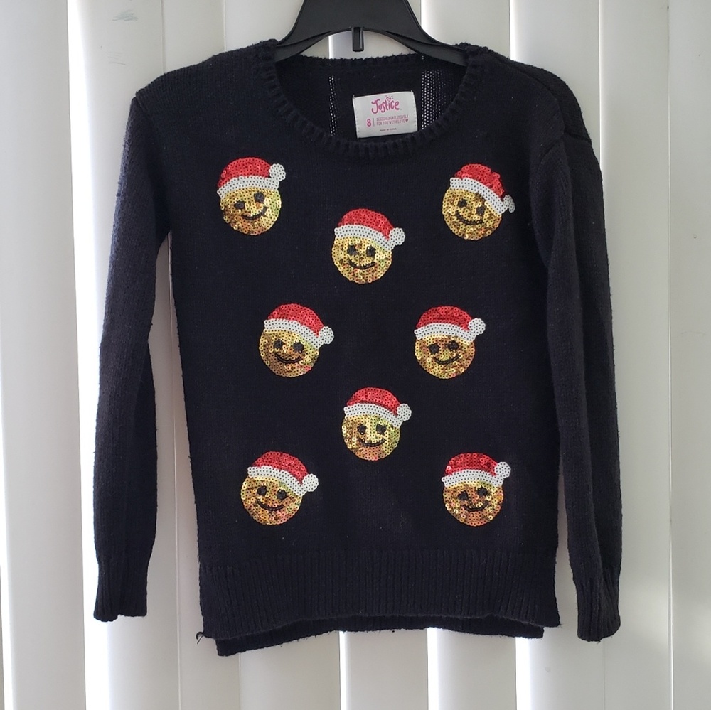 Justice Emoji Christmas Sweater